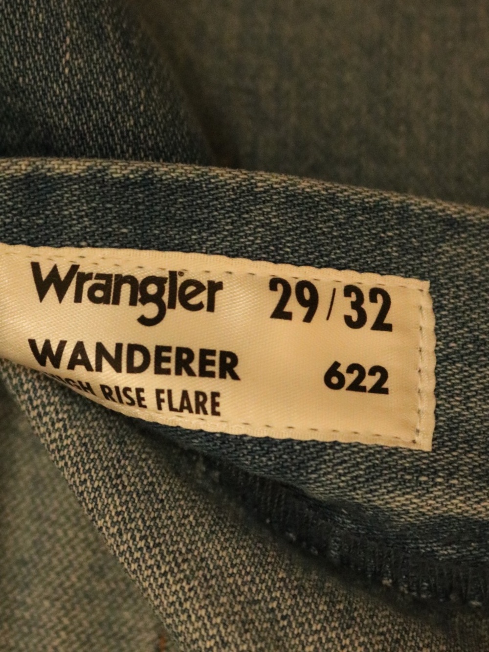 Wrangler Wanderer 622 high rise flare 29/32 - Picture 5 of 9